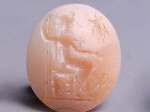 roman agate intaglio jupiter serapis