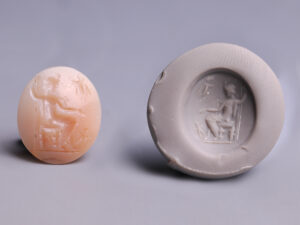 roman agate intaglio jupiter serapis