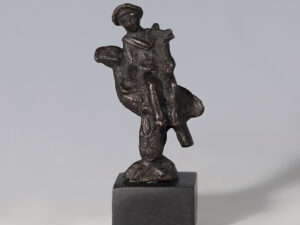 roman bronze statuette of mercury on an eagle