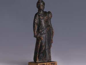 roman bronze fortuna statuette 2