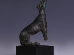 roman bronze greyhound statuette