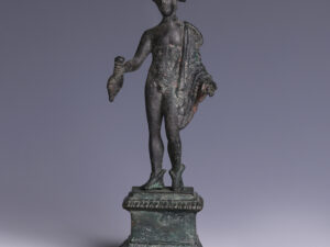 roman bronze mercury statue