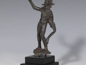 roman bronze statuette of helios apollo