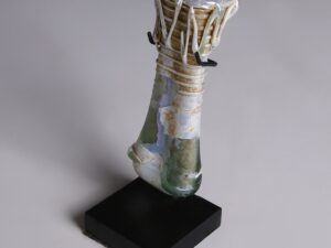 roman glass small double balsamarium 3