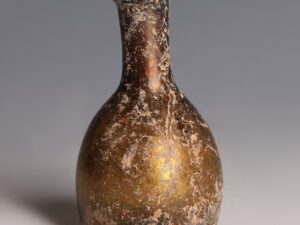roman golden amber glass unguentarium 2