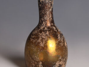 roman golden amber glass unguentarium