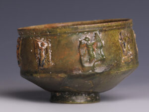 roman green lead-glazed terracotta bowl 4