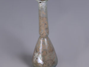 roman pale blue glass unguentarium