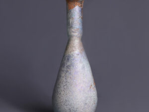 roman pale blue opaque glass unguentarium