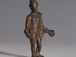 roman provincial bronze statuette mercury