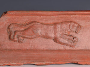 roman red slipware plaque with lioness and hunter 2
