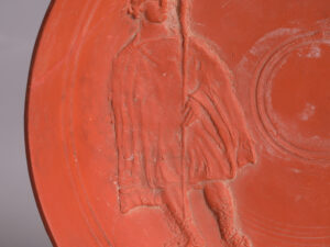 roman redware bowl with saturn relief 7