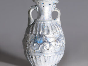 roman sidonian iridescent glass amphoriskos