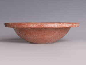 roman terracotta dish with flat rim