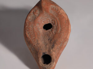 roman terracotta oil lamp decoration
