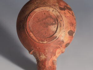 roman terracotta oil lamp with military equipment 2
