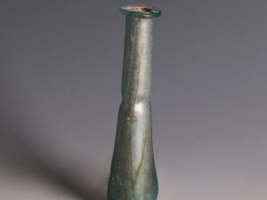 roman turquoise glass unguentarium