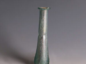 roman turquoise glass unguentarium