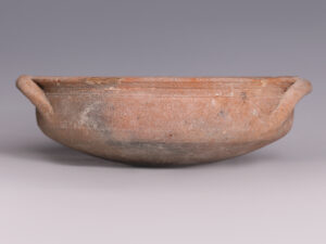 roman terracotta twin-handle dish