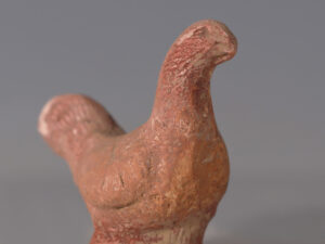 eastern han dynasty rooster statuette