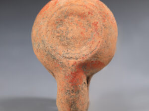 small roman terracotta oil lamp
