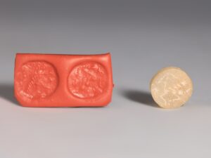 urartu alabaster stamp seal