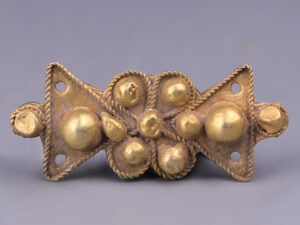 Western Asiatic Gold Belt Appliqué with Pellets