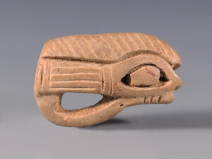 egyptian hardstone wedjat eye amulet dedicated to thutmose iii 