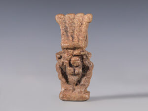 egyptian faience amulet of bes 