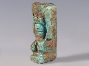egyptian faience amulet of shu
