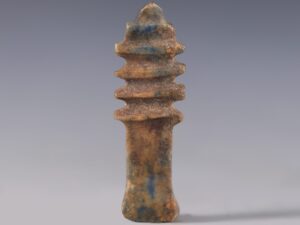 egyptian lapis lazuli djed pillar amulet