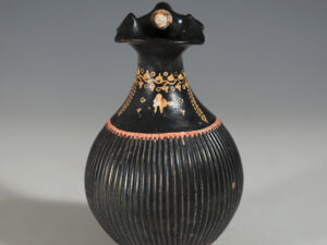 ancient greek gnathian ribbed oinochoe