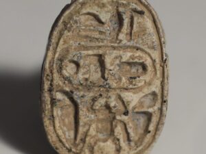 egyptian steatite scarab to thutmose III 2.