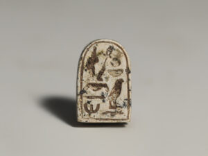 egyptian steatite scaraboid dedicated to amenhotep III 2