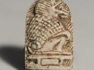 egyptian steatite scaraboid dedicated to amenhotep III