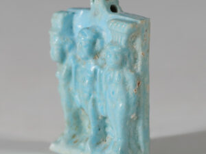 egyptian turquoise faience osirian triad amulet 2