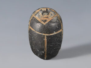 egyptian black hardstone scarab