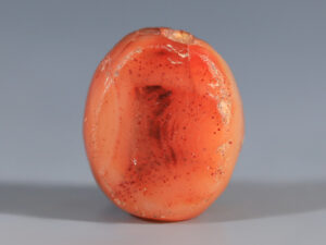 ancient egyptian carnelian scaraboid
