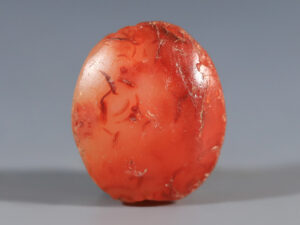 ancient egyptian carnelian scaraboid