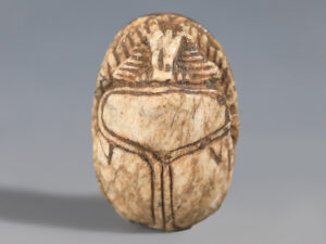 egyptian steatite scarab with royal title