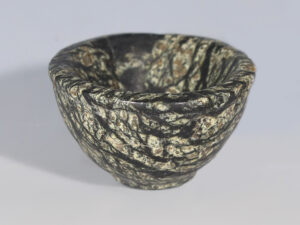 egyptian porphyritic serpentine vessel