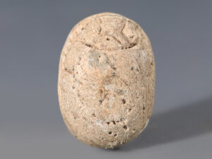 egyptian steatite scarab to thutmose iii