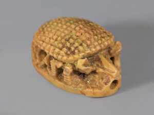 egyptian steatite seal amulet of a hedgehog