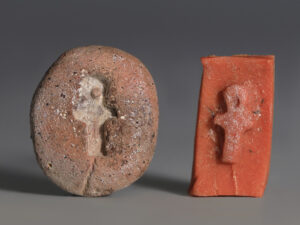 ancient egyptian terracotta ankh mould