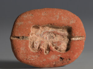 ancient egyptian terracotta wedjat mould