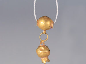ancient greek gold pomegranate pendant