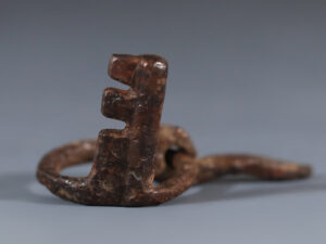 ancient roman bronze key ring
