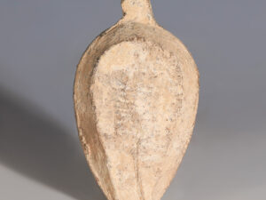 byzantine terracotta oil lamp geometric decoration