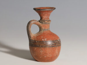 cypriot black on red ware terracotta juglet 3