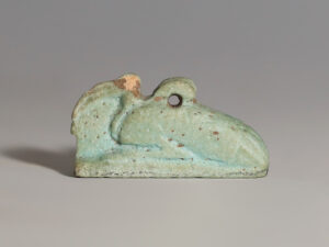 egyptian faience thoth ibis amulet